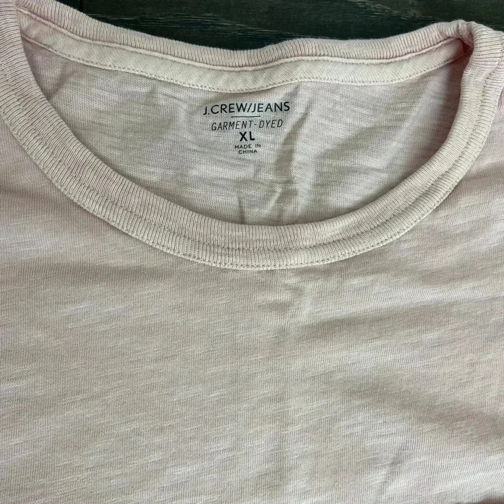 J.Crew - Slim-Fit Garment-Dyed Slub Cotton-Jersey T-Shirt - Men - Baby pink